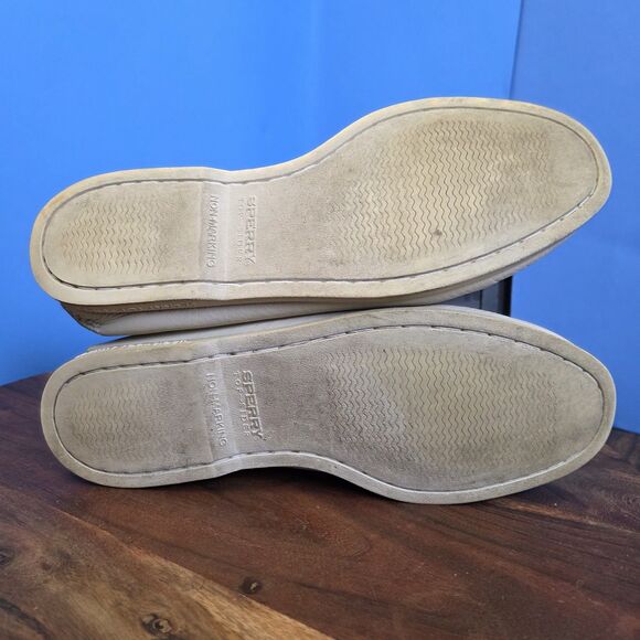 Sperry Mens Top-Sider A/O Boat Shoes Men’s 10M Ice 2-Eye Deck Sailing #0195149 - Picture 10 of 11